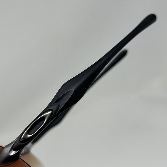 Oakley Dartboard Sunglasses Frame Only Rimless Shield Matte Black Scratched Lens main image 11